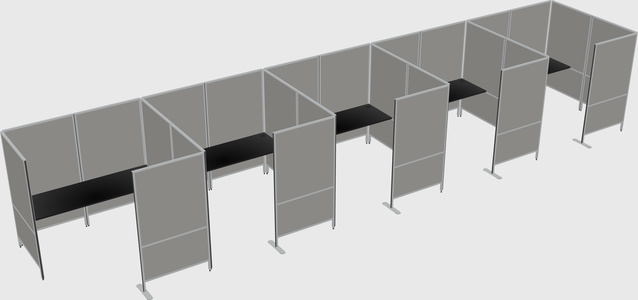 Système de panneaux flexibles avec confidentialité