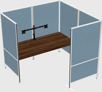 Système de panneaux flexibles avec confidentialité