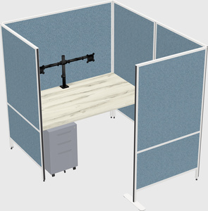 Flexible panel system with privacy