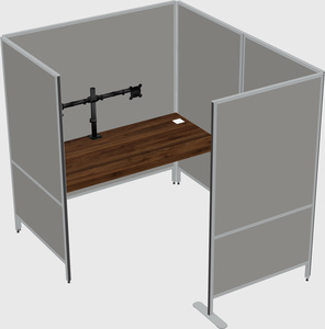Système de panneaux flexibles avec confidentialité