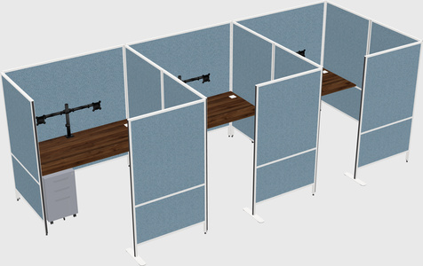 Flexible panel system with privacy