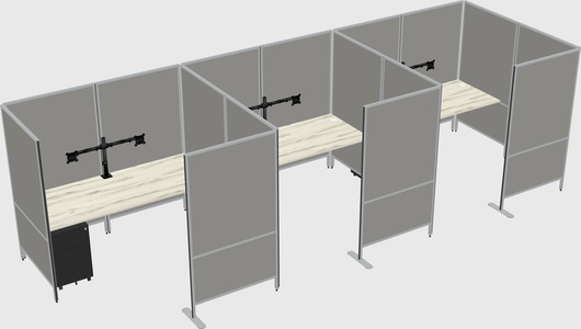 Flexible panel system with privacy