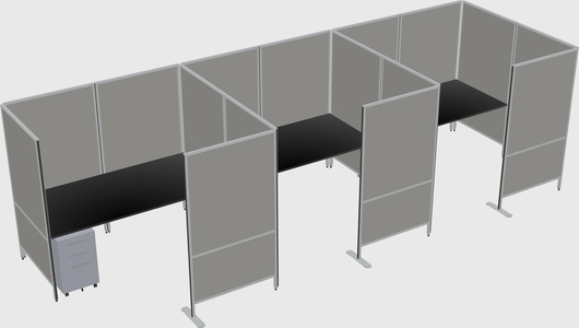 具有隐私的灵活面板系统