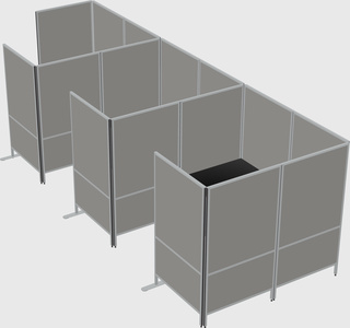 具有隐私的灵活面板系统