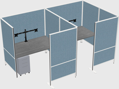 Flexible panel system with privacy