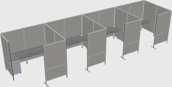 Système de panneaux flexibles avec confidentialité
