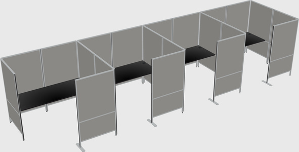 Système de panneaux flexibles avec confidentialité