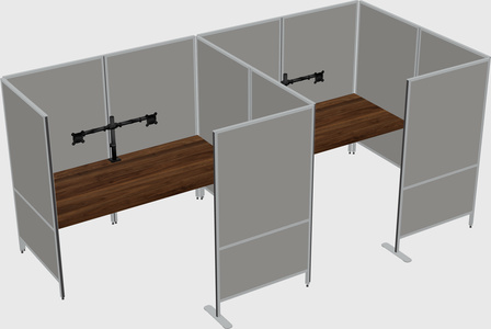 Flexible panel system with privacy