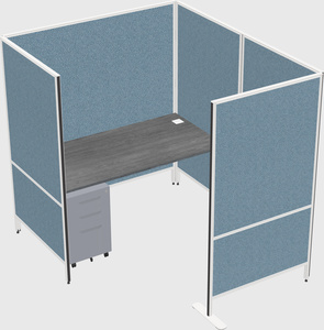 Flexible panel system with privacy