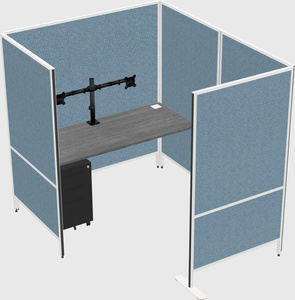 Flexible panel system with privacy