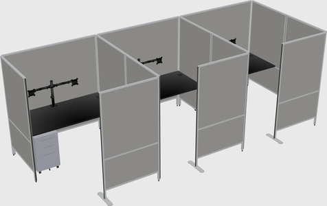 具有隐私的灵活面板系统