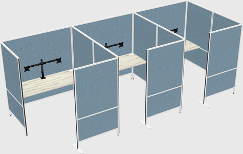 Flexible panel system with privacy