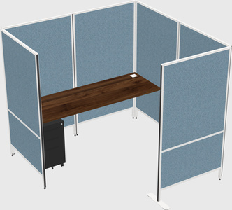 Flexible panel system with privacy