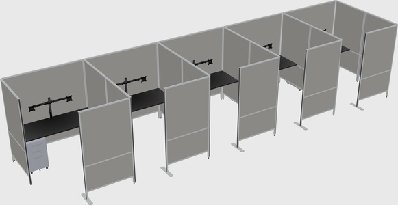具有隐私的灵活面板系统