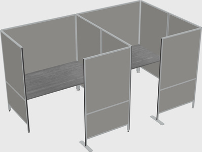 Flexible panel system with privacy