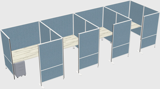 Système de panneaux flexibles avec confidentialité