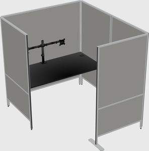 Système de panneaux flexibles avec confidentialité