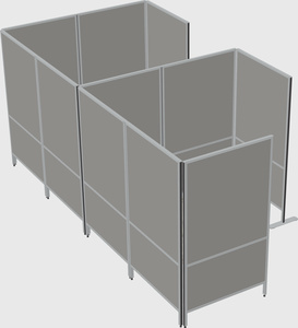 Flexible panel system with privacy