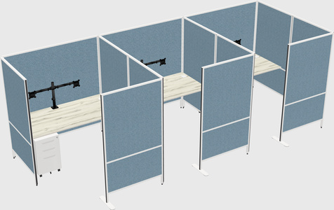 Flexible panel system with privacy