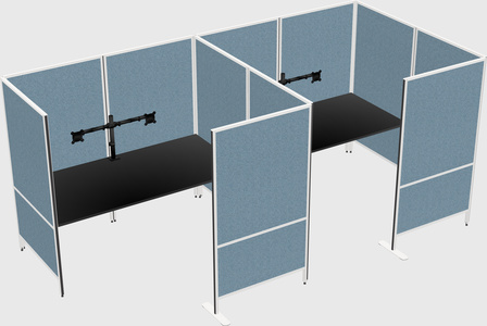 Flexible panel system with privacy