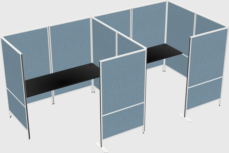 Flexible panel system with privacy