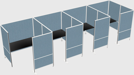 Flexible panel system with privacy