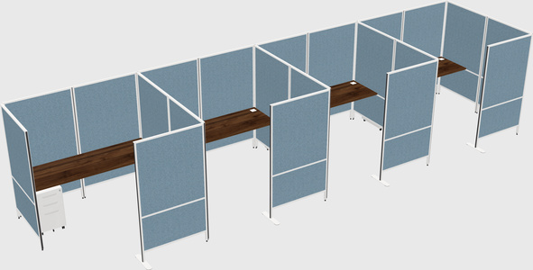 Système de panneaux flexibles avec confidentialité