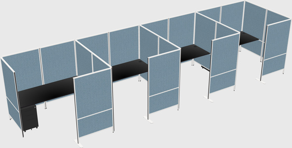 Flexible panel system with privacy