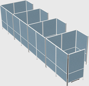 Flexible panel system with privacy