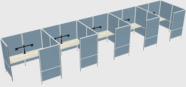 Système de panneaux flexibles avec confidentialité