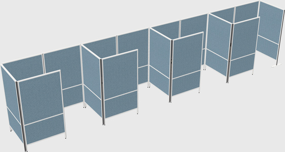 Small private panel system