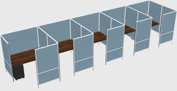 Flexible panel system with privacy