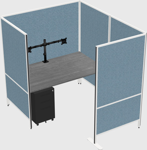 Flexible panel system with privacy