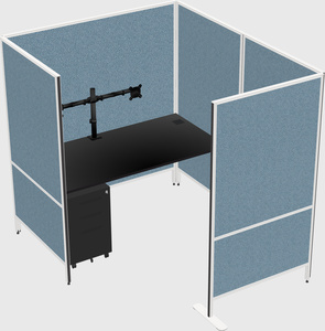 Flexible panel system with privacy