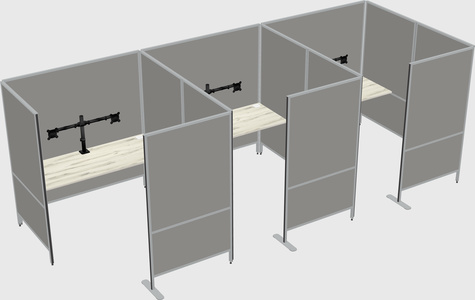 Flexible panel system with privacy