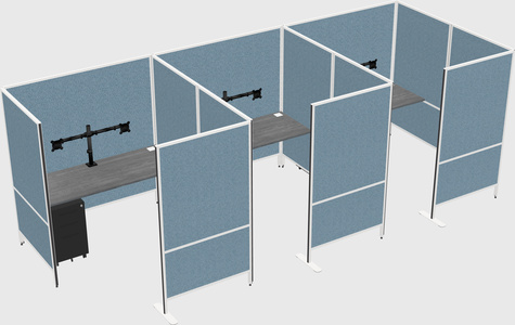 Système de panneaux flexibles avec confidentialité
