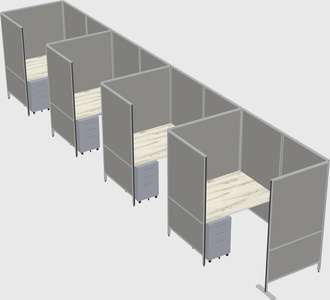 Small private panel system
