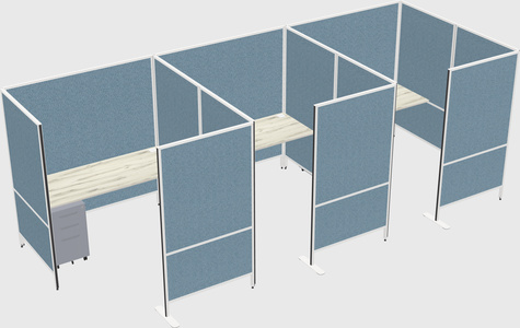 Système de panneaux flexibles avec confidentialité