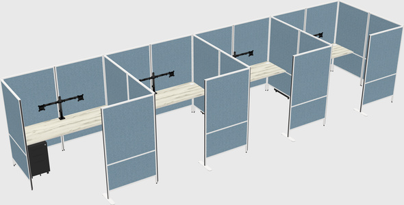 Flexible panel system with privacy