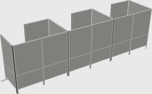 Small private panel system