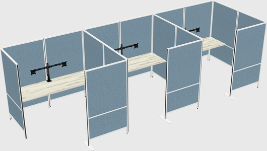 Flexible panel system with privacy