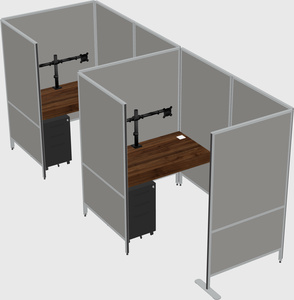 Small private panel system