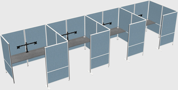 Flexible panel system with privacy