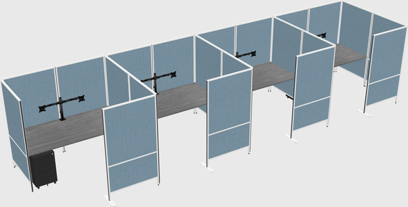 Flexible panel system with privacy