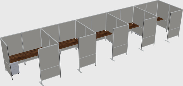 Système de panneaux flexibles avec confidentialité