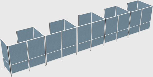 Small private panel system