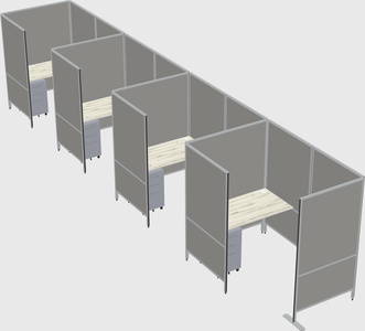 Small private panel system