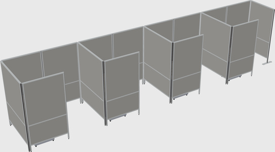 Small private panel system