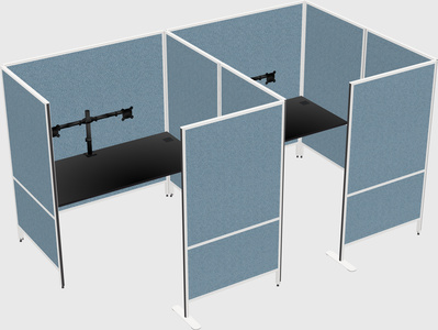 Flexible panel system with privacy
