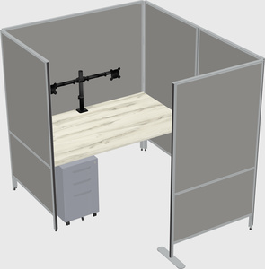 Système de panneaux flexibles avec confidentialité